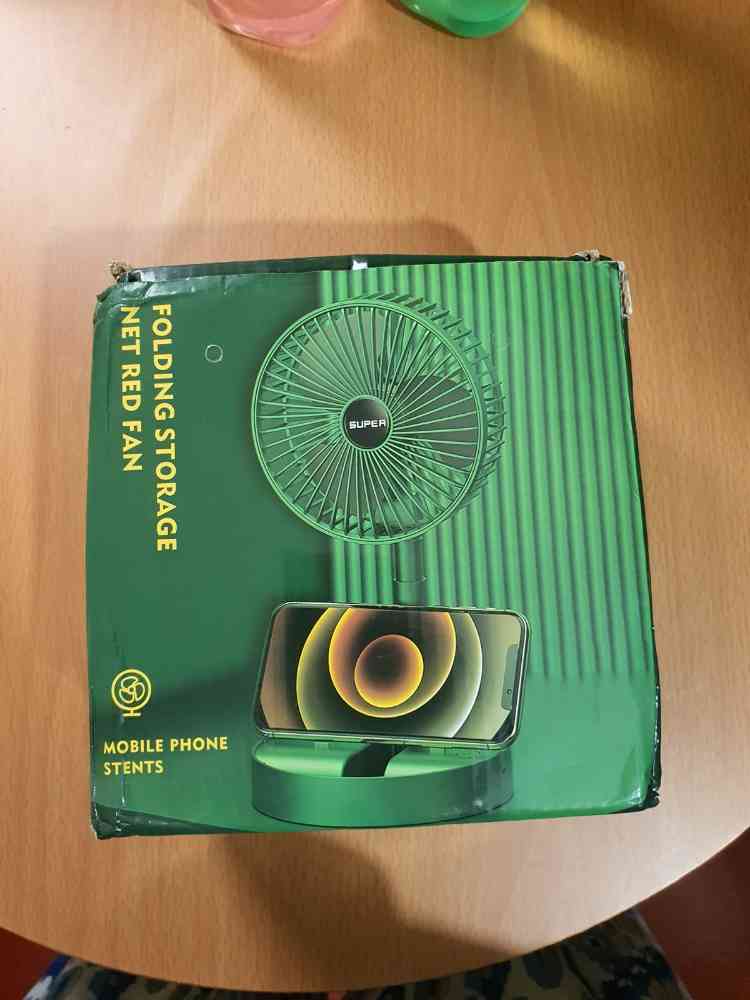 Folding USB rechargeable fan