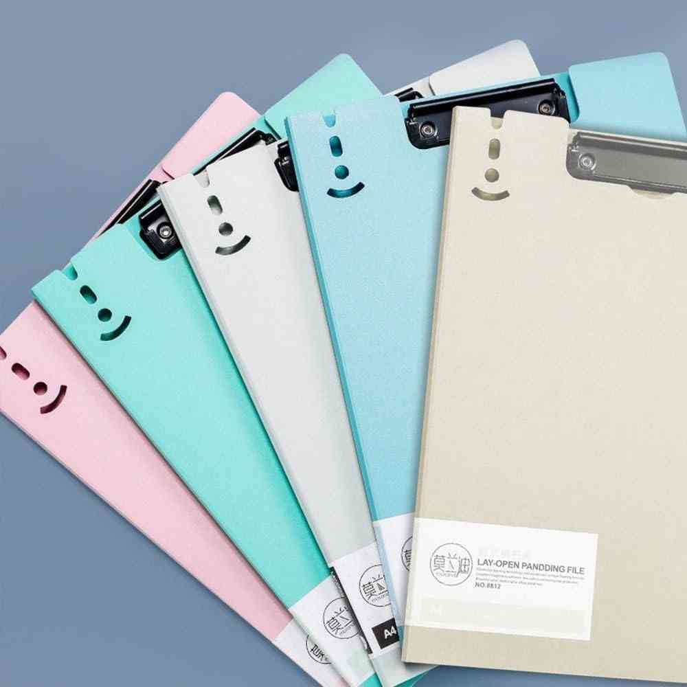 Lay open file top and side view