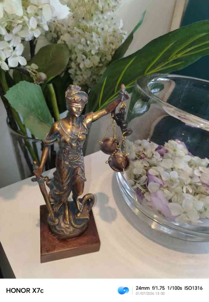 Goddess of justice statue