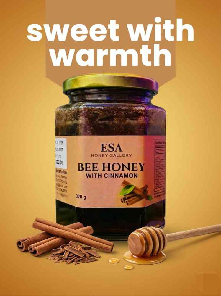Bee honey with cinnamon