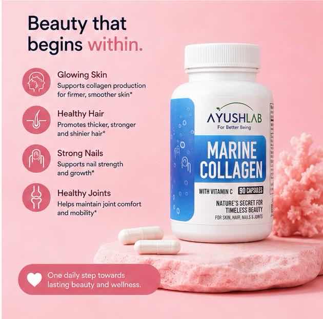 Marine collagen capsules