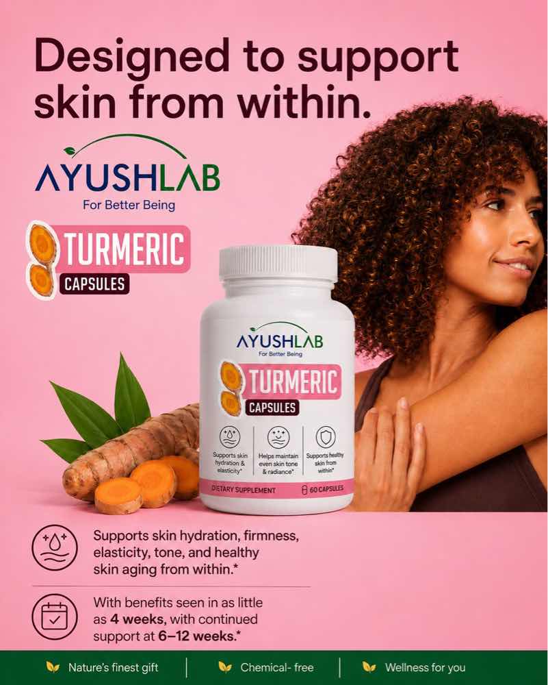 Turmeric glow capsules