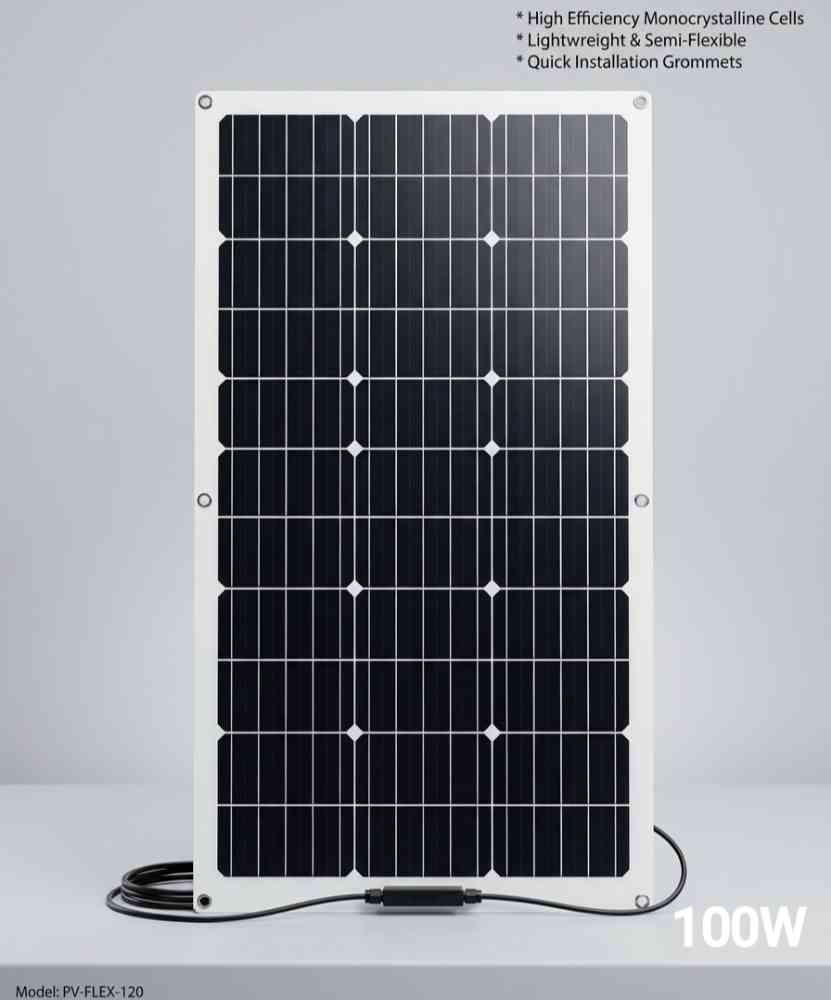 Brand new 100w monocrystalline solar panel