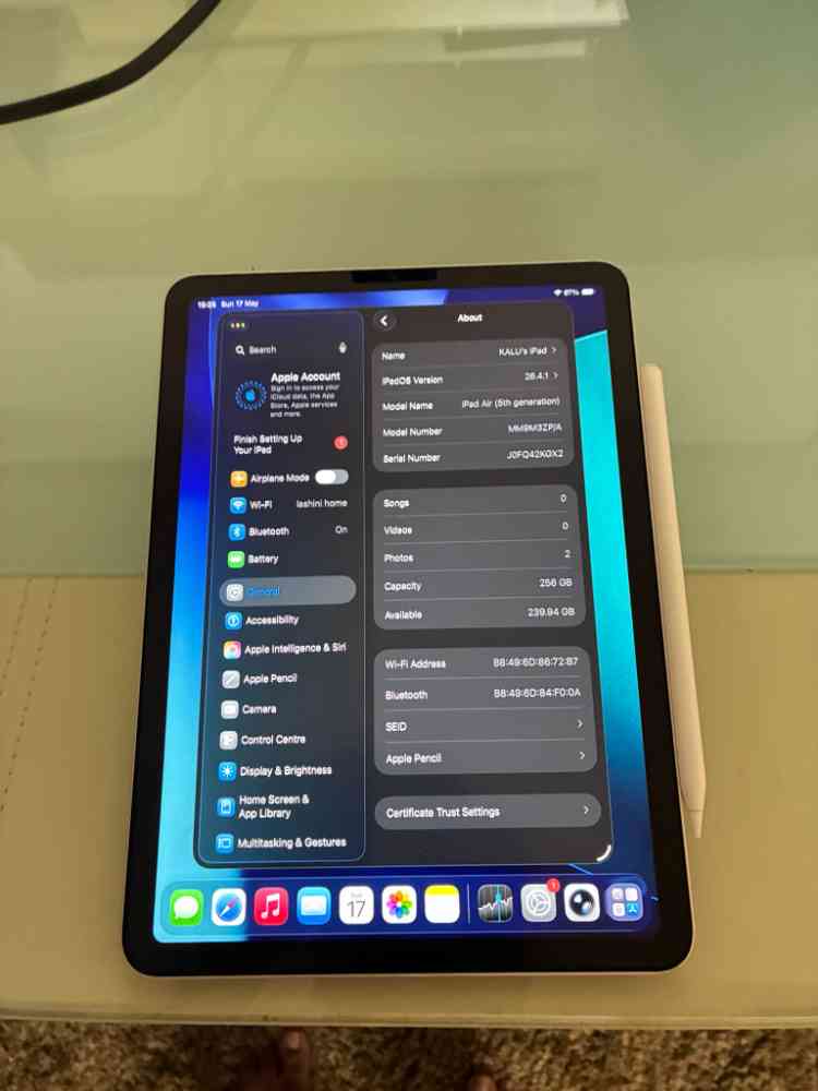 iPad air 5th generation