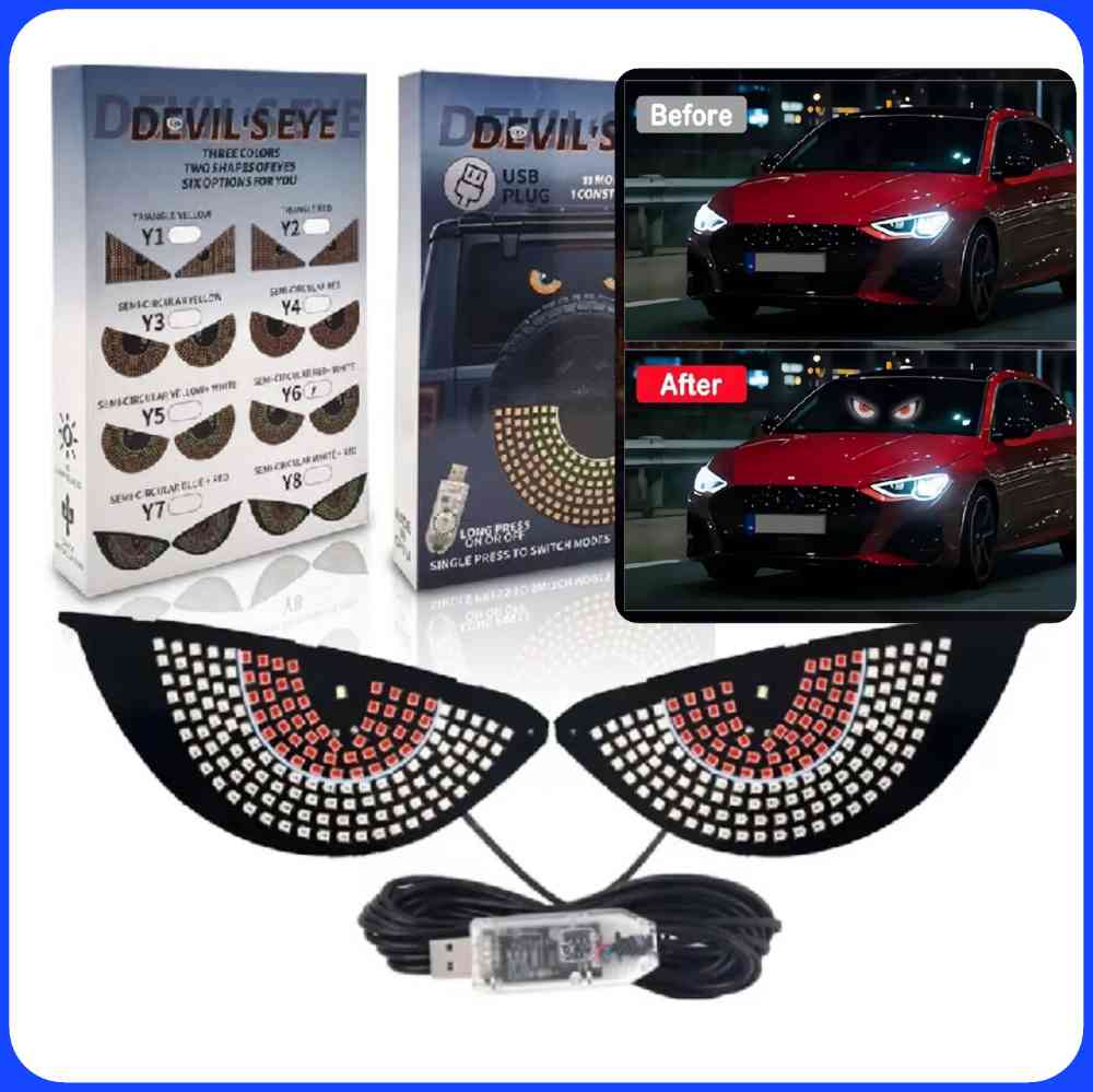 Devil eyes led light