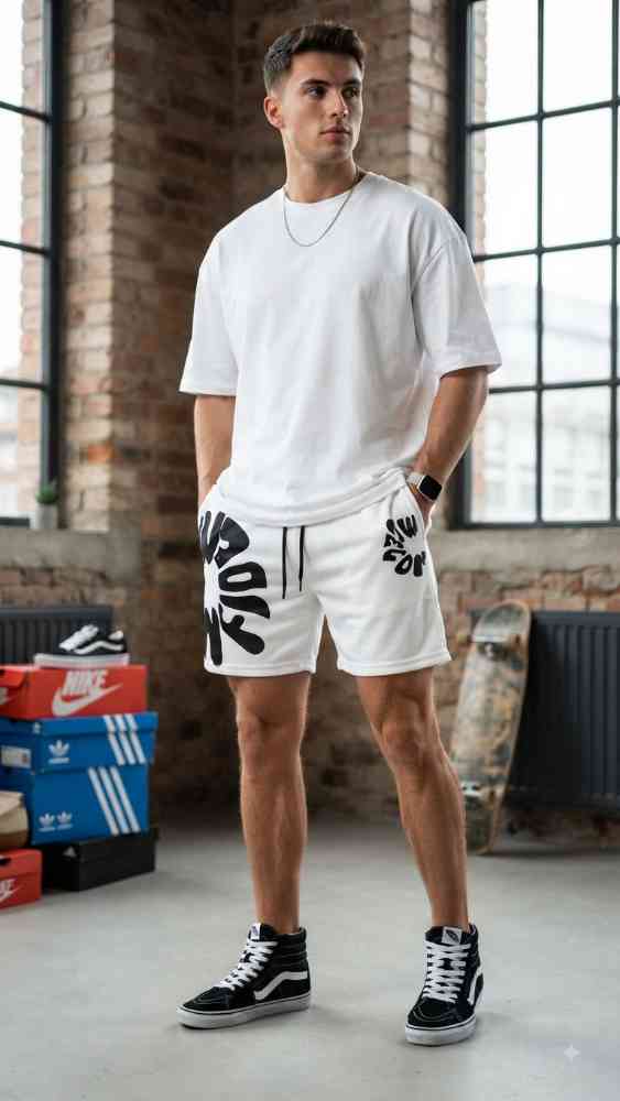 Stylish men's casual shorts
