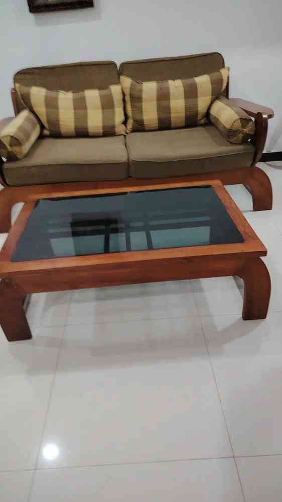 Wood sofa set for sale