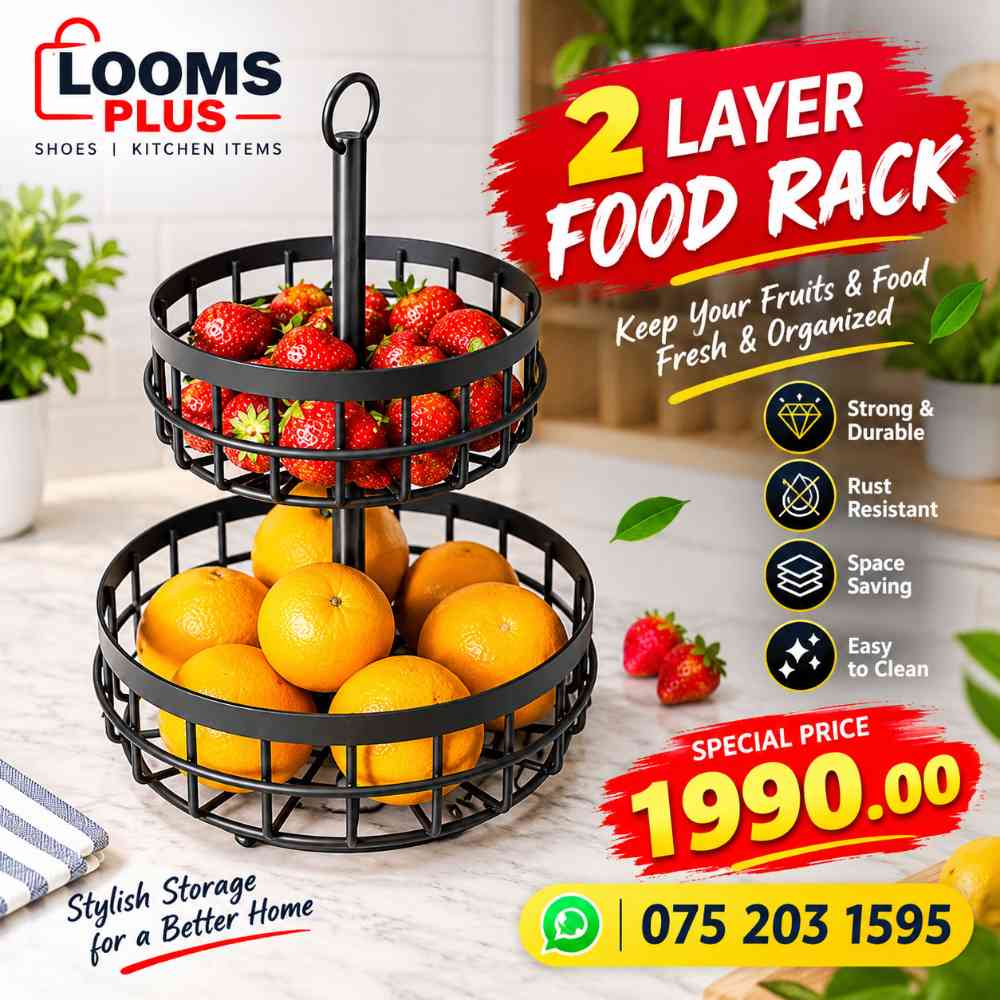 2 Layer food rack