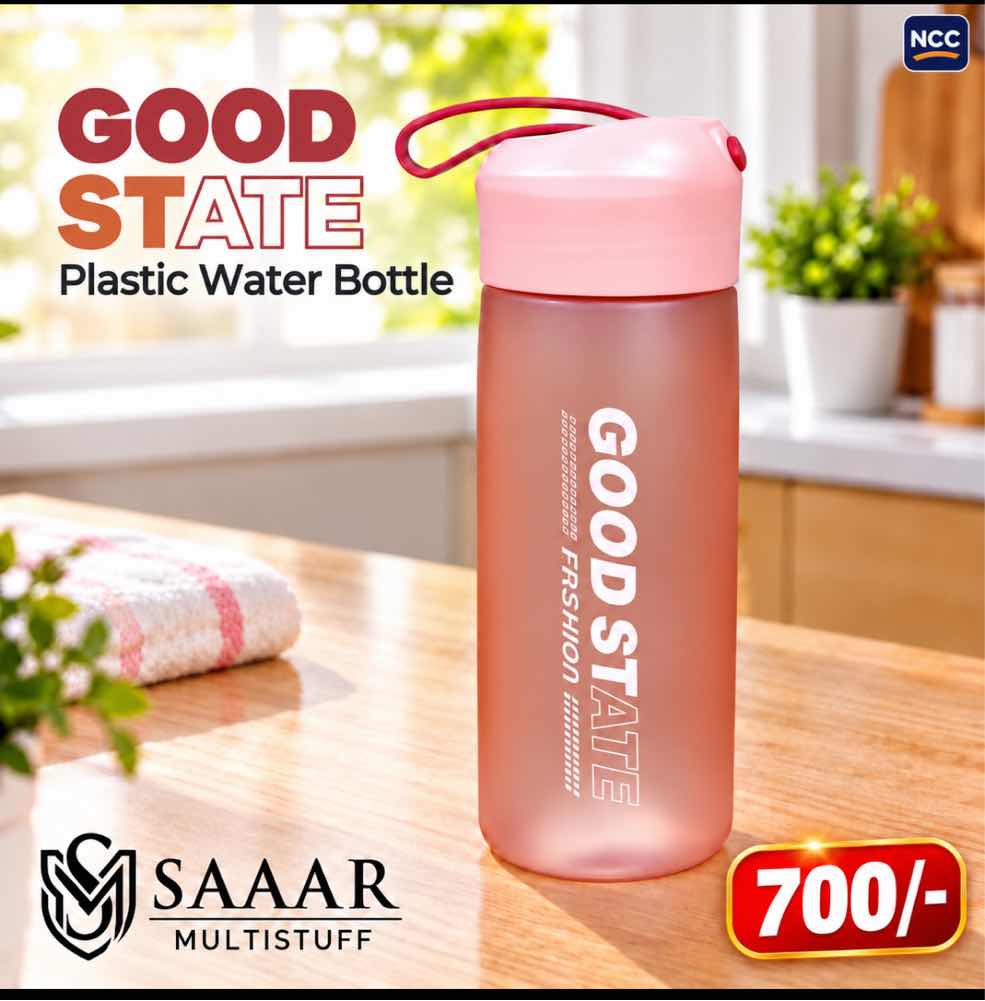 Plastic water bottle